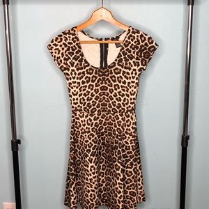 • Skater Dress • Cheetah Print • NWT